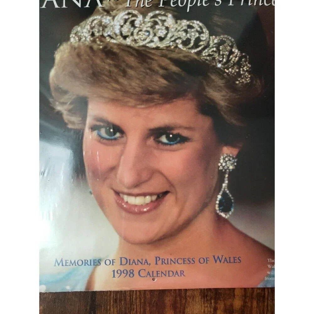 Diana The Peoples Princess 1998 Vintage Calendar NOS Sealed Princess Of Wales